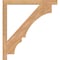 Ekena Millwork Balboa Block Smooth Bracket, Western Red Cedar, 3 1/2"W x 44"D x 48"H BKT04X44X48BOA05SWR - alternate 4